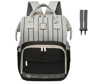 Přebalovací batoh na kočárek Grey Stripe