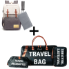 Přebalovací batoh Beige Machine + Travel bag