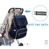 Přebalovací batoh Blue Comfort s přebalovací podložkou a háčky