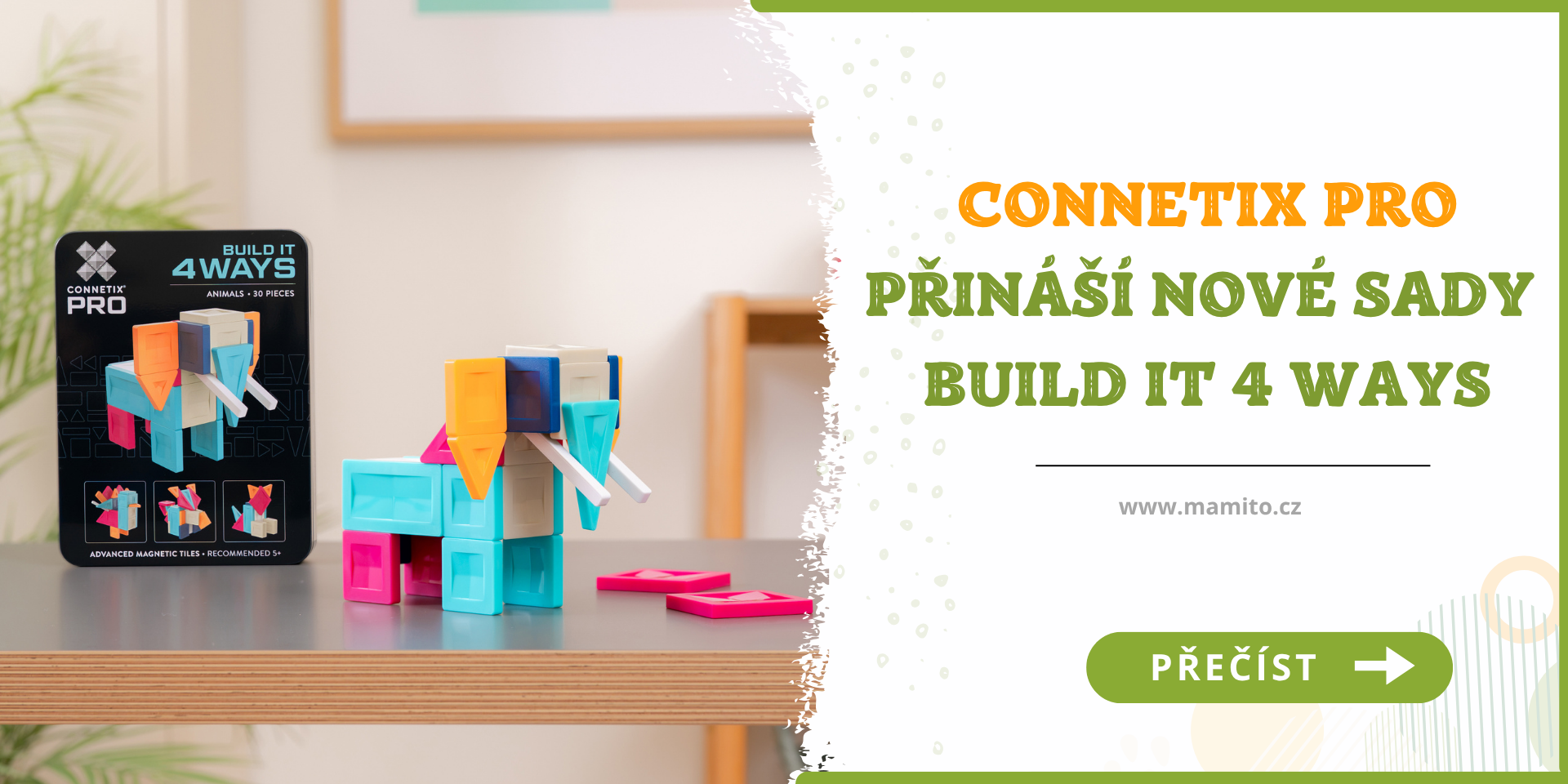 CONNETIX PRO se rozrůstá! Objevte 4 nové sady Build It 4 Ways