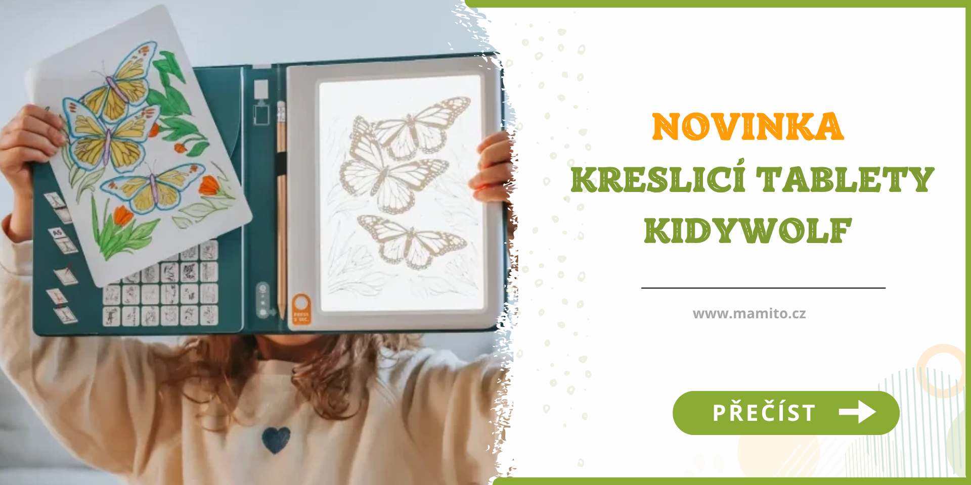 NOVINKA: Kreslící tablety Kidiwolf