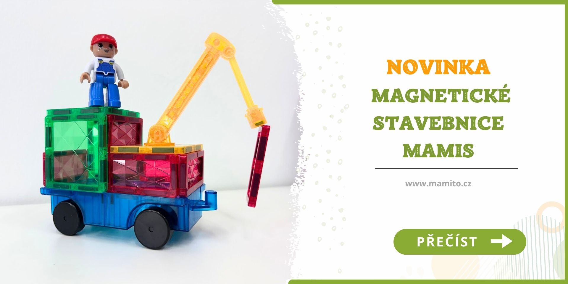 NOVINKA: Magnetické stavebnice MAMIS