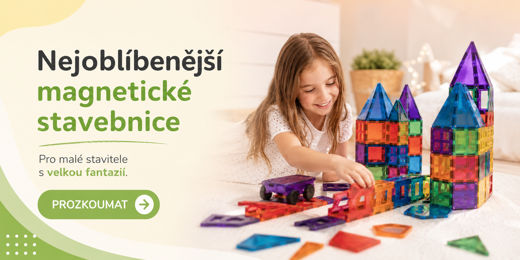 Mamito - specialista na magnetické stavebnice