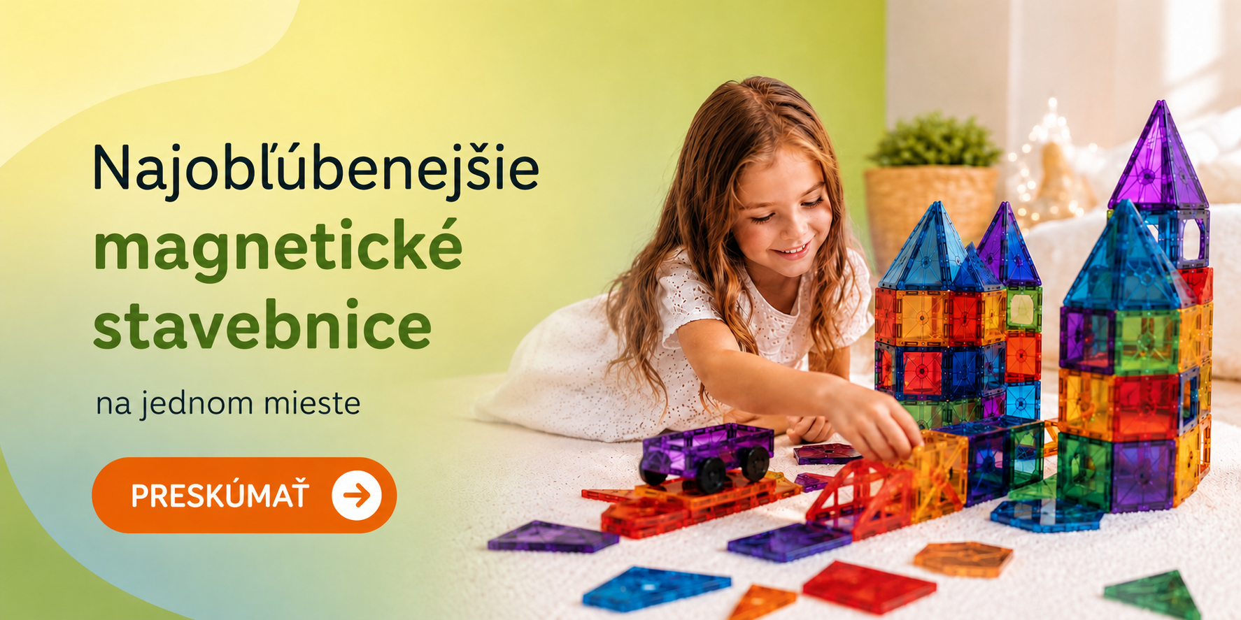 Mamito - specialista na magnetické stavebnice