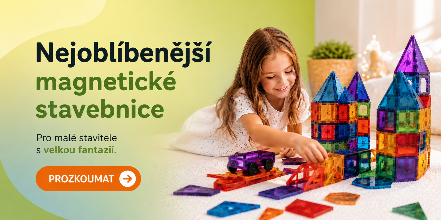 Mamito - specialista na magnetické stavebnice