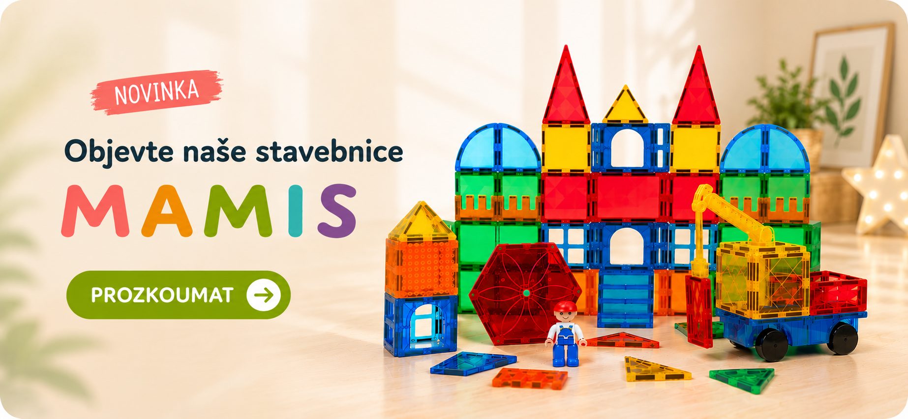 Magnetická stavebnice Mamis