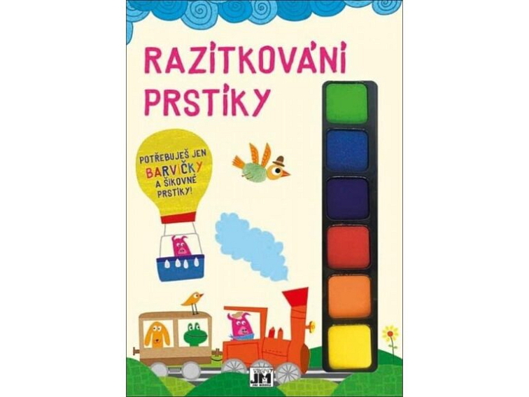 KE STAŽENÍ: Duha, motýl, kvítí – šablony na prstové malování