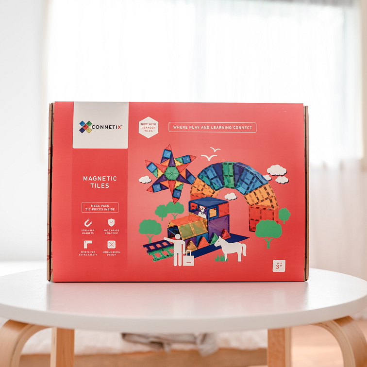 Connetix Tiles - Magnetická stavebnice (212 ks)