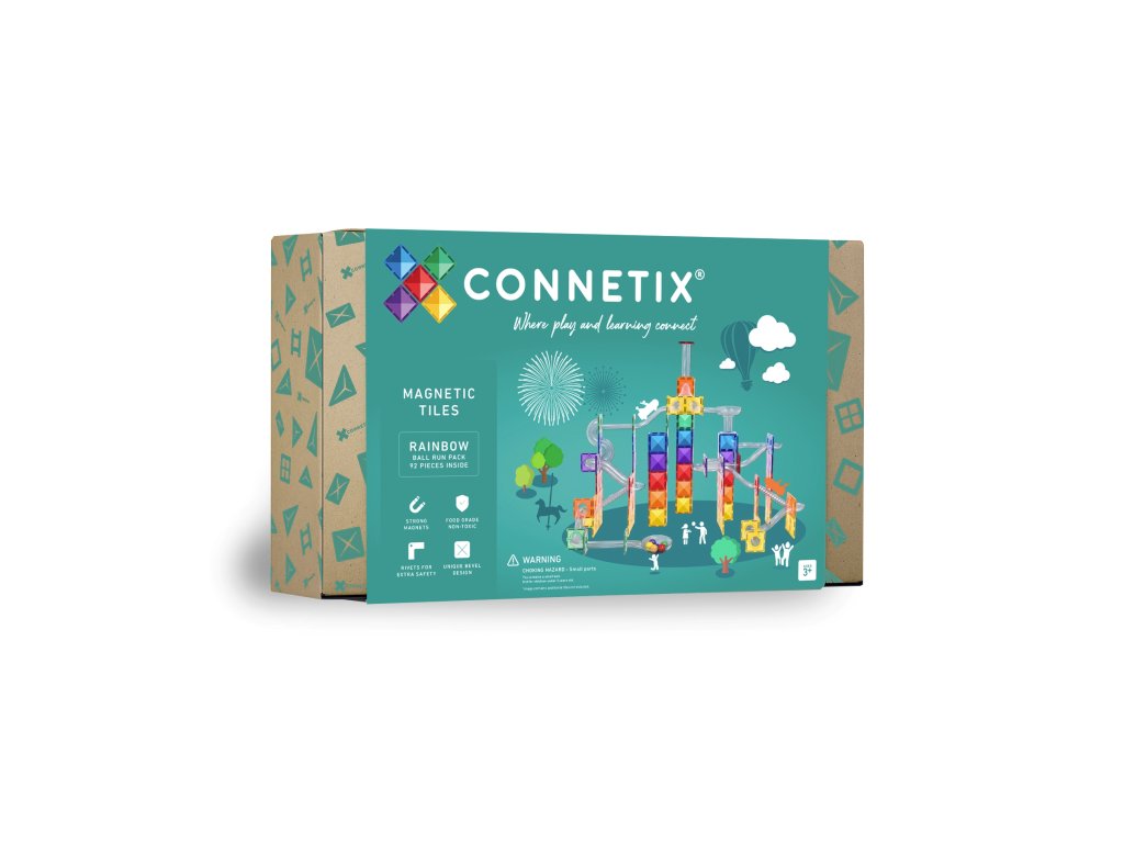 Connetix Tiles - kuličkodráha (92 ks)