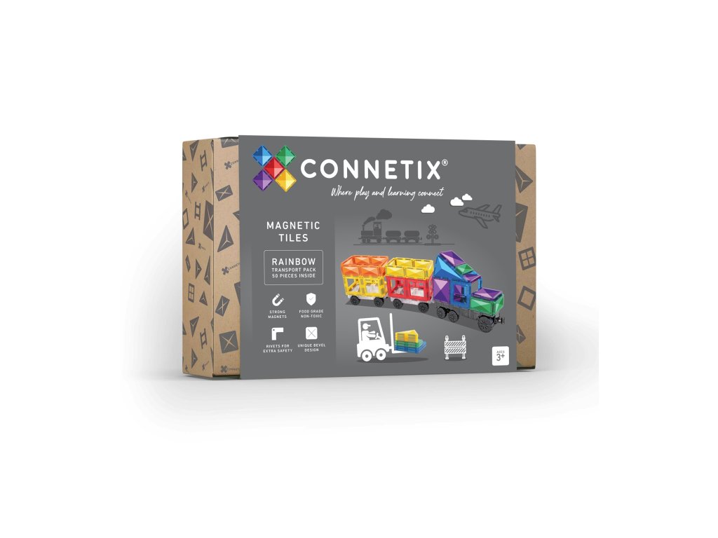 Connetix Tiles - Transport Pack (50 ks)