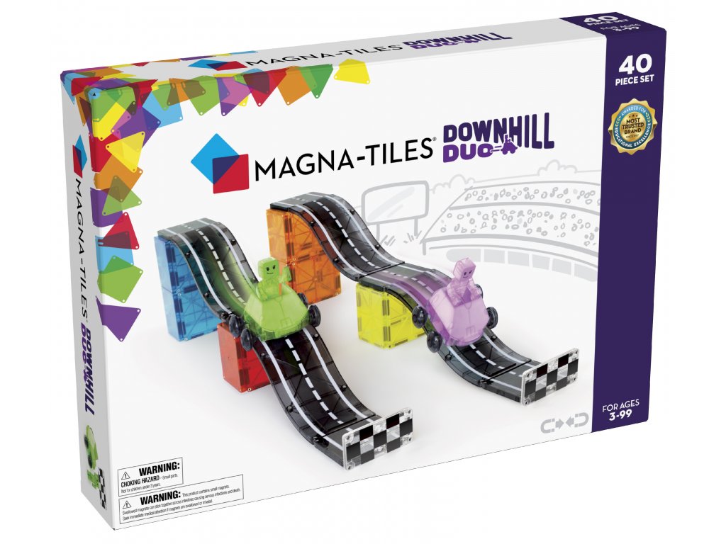 Magna Tiles - Cesta Downhill Duo (40 dílů)