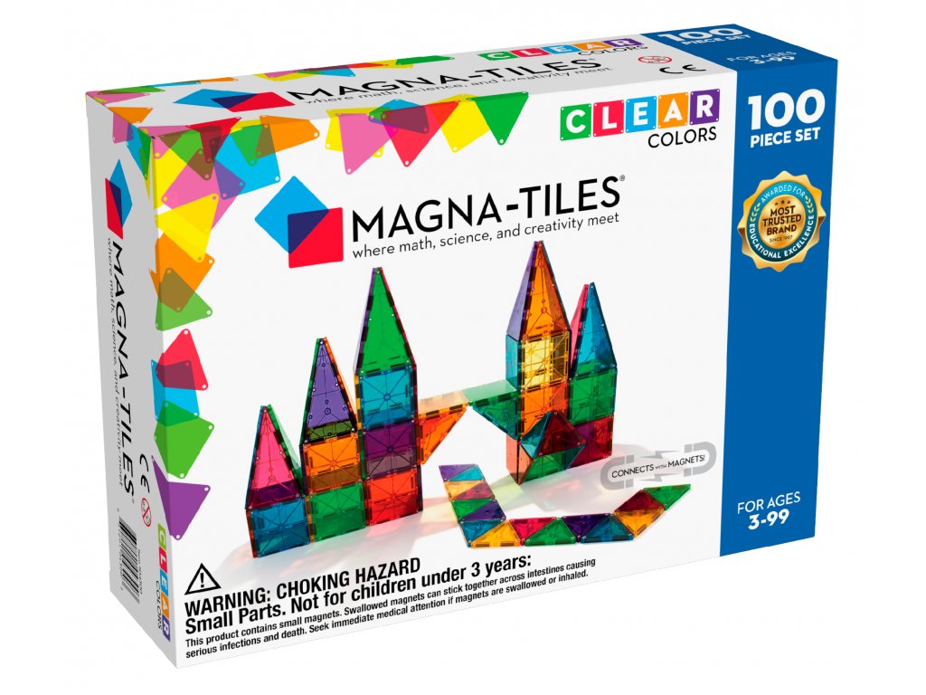 Magna-Tiles - Magnetická stavebnice (100 ks)