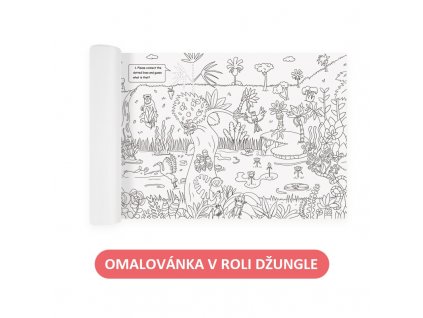 Omalovánka v roli - Džungle