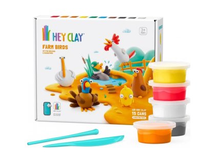 hey clay modelina ptaci z farmy
