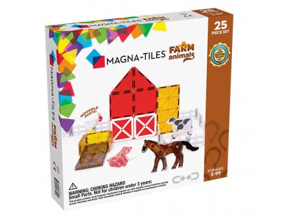 magna tiles farm animal