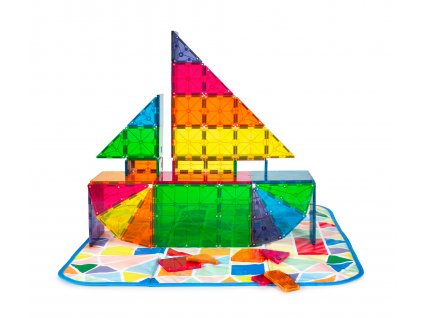 MagnaTiles StorageBinBundle 84pc Carton Angle Front