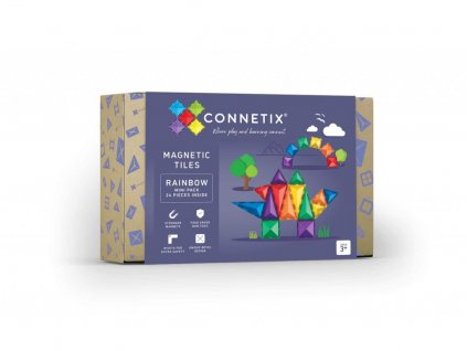 connetix magneticka stavebnice rainbow duha mini 24 29