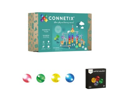 connetix tiles kulickodra 92 ks svitici kulicky mamis