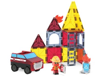 magna tiles magneticka stavebnice fire rescue
