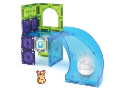 Magna Tiles Magnetická stavebnica - Škrečok s loptičkou (13 ks)