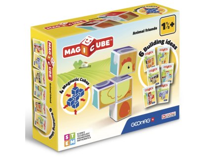 132GEO magicube animal friends 4 diely geomag