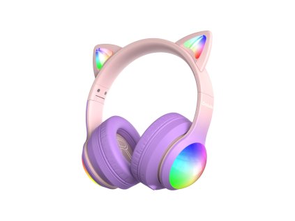 kbms632pnk bezdrotove detske sluchadla delulu disco pink 01