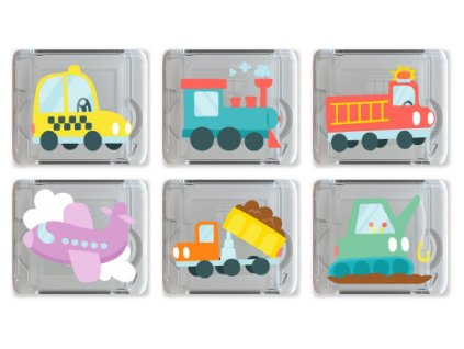 Glo Pals Svitici senzoricke kostky Auta hracka do koupele 399 1 mamito