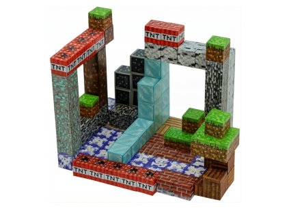 minecraft magneticka stavebnice xl diamond tnt redstone 184ks kostky mamito 3