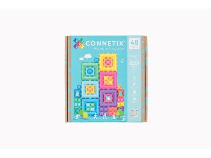 connetix tiles magneticka stavebnice portal pack pastel 1
