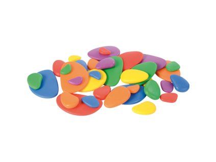 rainbow pebbles duhove kaminky