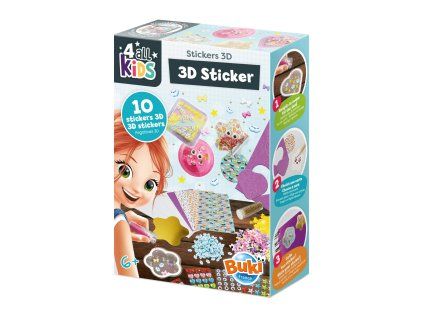 FK026 BOX buki frande 3d samolepky kreativni sada