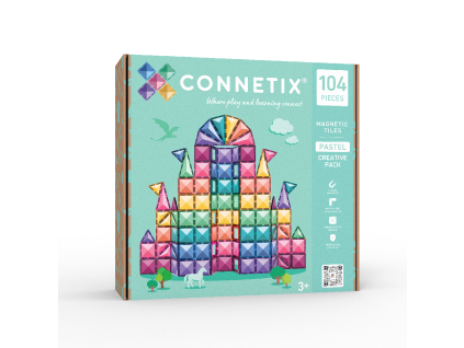 104PC Pastel Creative Pack magneticka stavebnice connetix