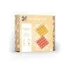 connetix tiles magneticka stavenice zakladny lemon peach pastel 2 ks