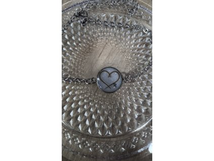 Náramek z chirurgické oceli s řetízkovým zapínáním nebo provázkovým vázáním, mm nebo vlásky, srstí...