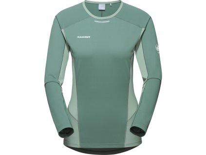 mammut aenergy fl ls shirt women dark jade jade 1