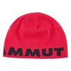 mammut logo beanie azalea night