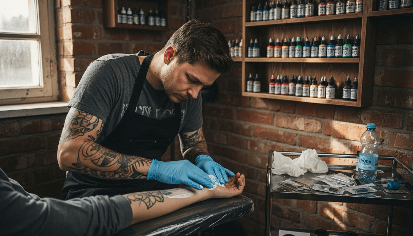 7 tipů pro bezbolestné tetování pro tatéry i kosmetičky