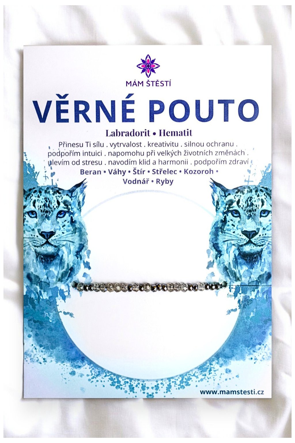 VĚRNÉ-POUTO-Mám-štěstí-cz-8594198294782-černá-šedá-Labradorit-hematit-štěstí-jak-mít-štěstí-znamení-horoskopu-Beran-Blíženci-Rak-Lev-Panna-Štír-Střelec-Kozoroh-Vodnář-Ryby-horoskop-náramky-z-minerálů-polodrahokamy-dárek-nevěsta-svatba-minerální-náramky-podla-znamení-léčivé-kameny-láska-ručně-vyráběné-český-výrobek-energie-zdravý-životní-styl-dárek-pro-učitelku-kamarádku-babičku-maminku-k-narozeninám-výročí-vánoční-dárek-boho-styl-stříbrná-amulet-pro-štěstí-talisman-peníze-zdraví-krása-fashion-módní-náramky-korálky-zvěrokruhy-partnerský-horoskop-horoskopy-andělíček-štěstí