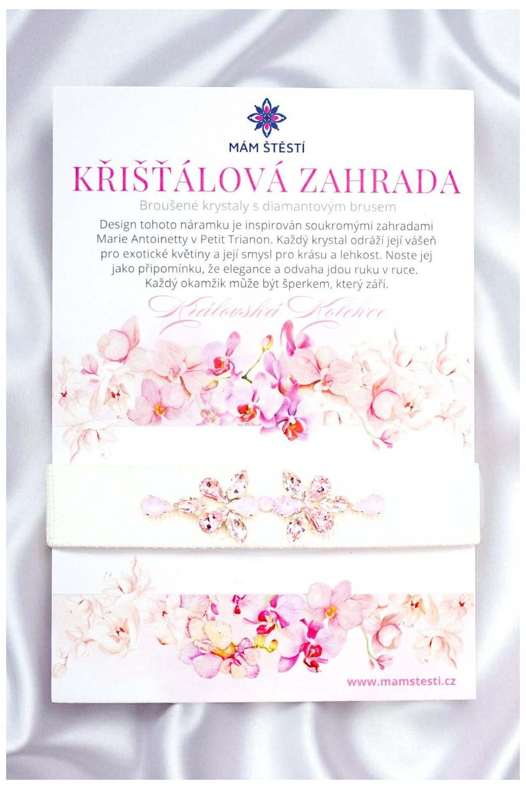 KŘIŠŤÁLOVÁ-ZAHRADA-Mám-štěstí-cz-8594198295017-Bílá-Broušené-krystaly-s-diamantovým-brusem-pravé-hedvábí-štěstí-jak-mít-štěstí-znamení-horoskopu-Beran-Blíženci-Rak-Lev-Panna-Štír-Střelec-Kozoroh-Vodnář-Ryby-horoskop-náramky-z-minerálů-polodrahokamy-dárek-nevěsta-svatba-minerální-náramky-podla-znamení-léčivé-kameny-láska-ručně-vyráběné-český-výrobek-energie-zdravý-životní-styl-dárek-pro-učitelku-kamarádku-babičku-maminku-k-narozeninám-výročí-vánoční-dárek-boho-styl-stříbrná-Swarovski-amulet-pro-štěstí-talisman-peníze-zdraví-krása-fashion-módní-náramky-korálky-zvěrokruhy-partnerský-horoskop-horoskopy-andělíček-štěstí