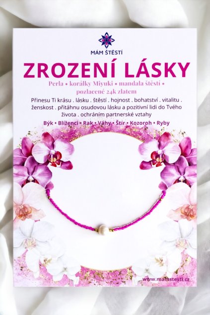 ZROZENÍ-LÁSKY-Mám-štěstí-cz-8594198293778-růžová-bílá-Perla-korálky-Miyuki-mandala-štěstí-pozlacené-24K-zlatem-štěstí-jak-mít-štěstí-znamení-horoskopu-Beran-Blíženci-Rak-Lev-Panna-Štír-Střelec-Kozoroh-Vodnář-Ryby-horoskop-náramky-z-minerálů-polodrahokamy-dárek-nevěsta-svatba-minerální-náramky-podla-znamení-léčivé-kameny-láska-ručně-vyráběné-český-výrobek-energie-zdravý-životní-styl-dárek-pro-učitelku-kamarádku-babičku-maminku-k-narozeninám-výročí-vánoční-dárek-boho-styl-stříbrná-amulet-pro-štěstí-talisman-peníze-zdraví-krása-fashion-módní-náramky-korálky-zvěrokruhy-partnerský-horoskop-horoskopy-andělíček-štěstí