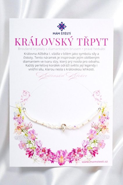 KRÁLOVSKÝ-TŘPYT-Mám-štěstí-cz-8594198295154Bílá-Broušené-krystaly-s-diamantovým-brusem-pravé-hedvábí-štěstí-jak-mít-štěstí-znamení-horoskopu-Beran-Blíženci-Rak-Lev-Panna-Štír-Střelec-Kozoroh-Vodnář-Ryby-horoskop-náramky-z-minerálů-polodrahokamy-dárek-nevěsta-svatba-minerální-náramky-podla-znamení-léčivé-kameny-láska-ručně-vyráběné-český-výrobek-energie-zdravý-životní-styl-dárek-pro-učitelku-kamarádku-babičku-maminku-k-narozeninám-výročí-vánoční-dárek-boho-styl-stříbrná-Swarovski-amulet-pro-štěstí-talisman-peníze-zdraví-krása-fashion-módní-náramky-korálky-zvěrokruhy-partnerský-horoskop-horoskopy-andělíček-štěstí