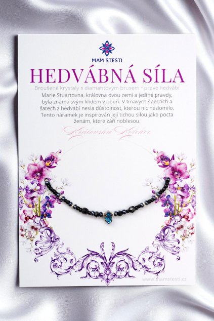 HEDVÁBNÁ-SÍLÁ-Mám-štěstí-cz-8594198295192-Černá-Broušené-krystaly-s-diamantovým-brusem-pravé-hedvábí-štěstí-jak-mít-štěstí-znamení-horoskopu-Beran-Blíženci-Rak-Lev-Panna-Štír-Střelec-Kozoroh-Vodnář-Ryby-horoskop-náramky-z-minerálů-polodrahokamy-dárek-nevěsta-svatba-minerální-náramky-podla-znamení-léčivé-kameny-láska-ručně-vyráběné-český-výrobek-energie-zdravý-životní-styl-dárek-pro-učitelku-kamarádku-babičku-maminku-k-narozeninám-výročí-vánoční-dárek-boho-styl-stříbrná-Swarovski-amulet-pro-štěstí-talisman-peníze-zdraví-krása-fashion-módní-náramky-korálky-zvěrokruhy-partnerský-horoskop-horoskopy-andělíček-štěstí