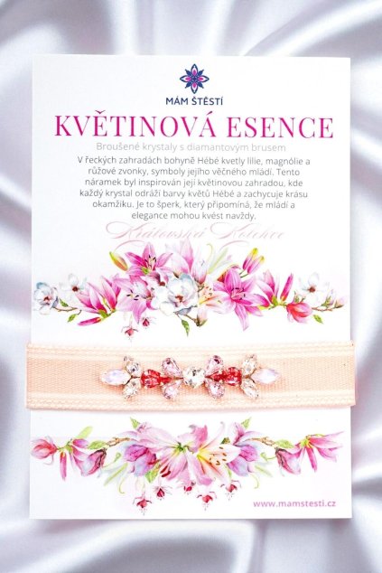KVĚTINOVÁ-ESENCE-Mám-štěstí-cz-8594198295055-Růžová-Broušené-krystaly-s-diamantovým-brusem-pravé-hedvábí-štěstí-jak-mít-štěstí-znamení-horoskopu-Beran-Blíženci-Rak-Lev-Panna-Štír-Střelec-Kozoroh-Vodnář-Ryby-horoskop-náramky-z-minerálů-polodrahokamy-dárek-nevěsta-svatba-minerální-náramky-podla-znamení-léčivé-kameny-láska-ručně-vyráběné-český-výrobek-energie-zdravý-životní-styl-dárek-pro-učitelku-kamarádku-babičku-maminku-k-narozeninám-výročí-vánoční-dárek-boho-styl-stříbrná-Swarovski-amulet-pro-štěstí-talisman-peníze-zdraví-krása-fashion-módní-náramky-korálky-zvěrokruhy-partnerský-horoskop-horoskopy-andělíček-štěstí