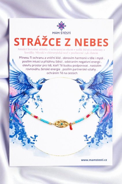 STRÁŽCE-Z-NEBES-Mám-štěstí-cz-8594198295086-Modrá-Ocelový-amulet-s-ochranným-okem-uzlík-štěstí-a-ochrany-korálky-Miyuki-pozlacené-24k-zlatem-štěstí-jak-mít-štěstí-znamení-horoskopu-Beran-Blíženci-Rak-Lev-Panna-Štír-Střelec-Kozoroh-Vodnář-Ryby-horoskop-náramky-z-minerálů-polodrahokamy-dárek-nevěsta-svatba-minerální-náramky-podla-znamení-léčivé-kameny-láska-ručně-vyráběné-český-výrobek-energie-zdravý-životní-styl-dárek-pro-učitelku-kamarádku-babičku-maminku-k-narozeninám-výročí-vánoční-dárek-boho-styl-stříbrná-amulet-pro-štěstí-talisman-peníze-zdraví-krása-fashion-módní-náramky-korálky-zvěrokruhy-partnerský-horoskop-horoskopy-andělíček-štěstí