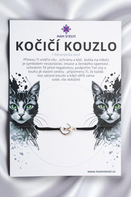 KOČIČÍ-KOUZLO-Mám-štěstí-cz-8594198293983-černá-Chirurgická-ocel-štěstí-jak-mít-štěstí-znamení-horoskopu-Beran-Blíženci-Rak-Lev-Panna-Štír-Střelec-Kozoroh-Vodnář-Ryby-horoskop-náramky-z-minerálů-polodrahokamy-dárek-nevěsta-svatba-minerální-náramky-podla-znamení-léčivé-kameny-láska-ručně-vyráběné-český-výrobek-energie-zdravý-životní-styl-dárek-pro-učitelku-kamarádku-babičku-maminku-k-narozeninám-výročí-vánoční-dárek-boho-styl-stříbrná-amulet-pro-štěstí-talisman-peníze-zdraví-krása-fashion-módní-náramky-korálky-zvěrokruhy-partnerský-horoskop-horoskopy-andělíček-štěstí
