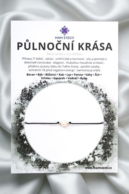 PŮLNOČNÍ-KRÁSA-Mám-štěstí-cz-8594198294980-černá-925-střibro-říční-perla-štěstí-jak-mít-štěstí-znamení-horoskopu-Beran-Blíženci-Rak-Lev-Panna-Štír-Střelec-Kozoroh-Vodnář-Ryby-horoskop-náramky-z-minerálů-polodrahokamy-dárek-nevěsta-svatba-minerální-náramky-podla-znamení-léčivé-kameny-láska-ručně-vyráběné-český-výrobek-energie-zdravý-životní-styl-dárek-pro-učitelku-kamarádku-babičku-maminku-k-narozeninám-výročí-vánoční-dárek-boho-styl-stříbrná-amulet-pro-štěstí-talisman-peníze-zdraví-krása-fashion-módní-náramky-korálky-zvěrokruhy-partnerský-horoskop-horoskopy-andělíček-štěstí