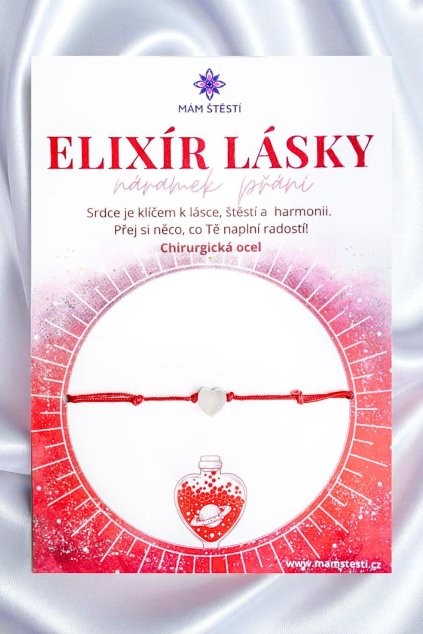 ELIXÍR-LÁSKY-Mám-štěstí-cz-8594198293921-červena-Chirurgická-ocel-štěstí-jak-mít-štěstí-znamení-horoskopu-Beran-Blíženci-Rak-Lev-Panna-Štír-Střelec-Kozoroh-Vodnář-Ryby-horoskop-náramky-z-minerálů-polodrahokamy-dárek-nevěsta-svatba-minerální-náramky-podla-znamení-léčivé-kameny-láska-ručně-vyráběné-český-výrobek-energie-zdravý-životní-styl-dárek-pro-učitelku-kamarádku-babičku-maminku-k-narozeninám-výročí-vánoční-dárek-boho-styl-stříbrná-amulet-pro-štěstí-talisman-peníze-zdraví-krása-fashion-módní-náramky-korálky-zvěrokruhy-partnerský-horoskop-horoskopy-andělíček-štěstí