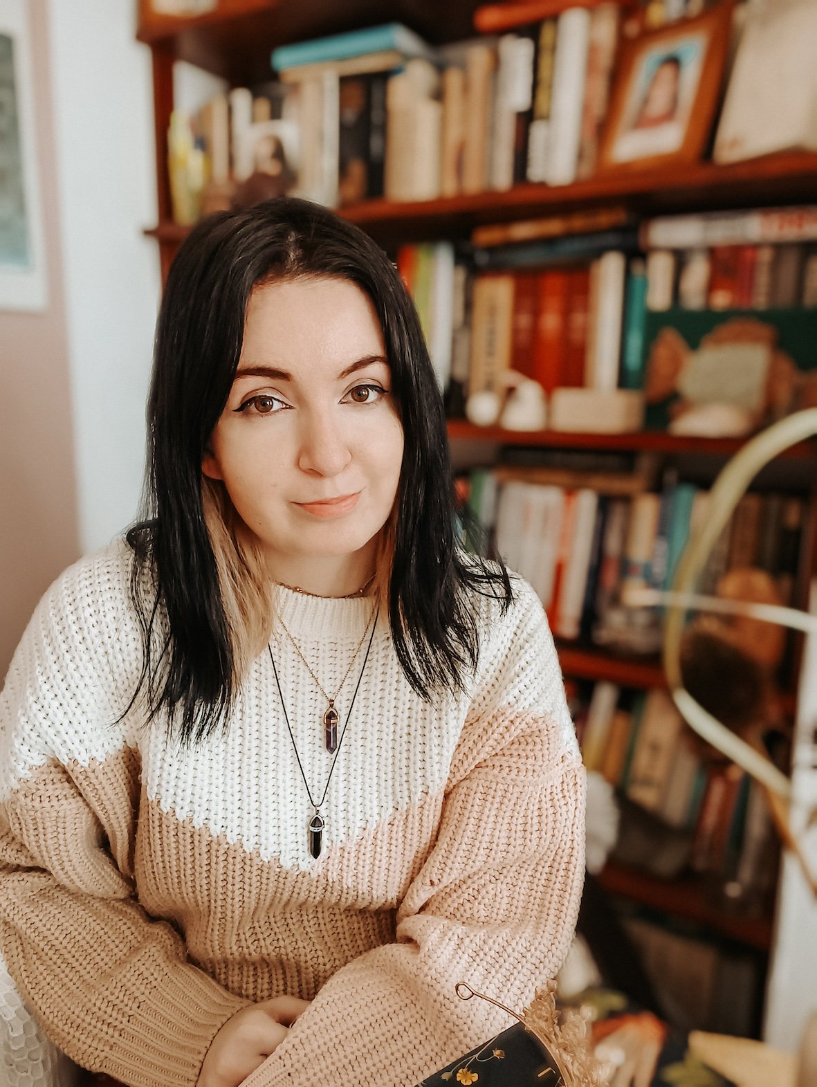 Knihy pro ni představují komfort a bezpečné místo