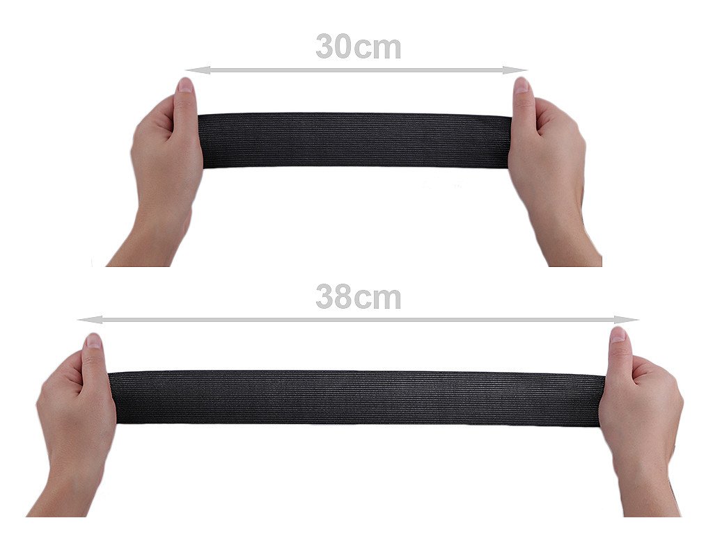 Pruženka tkaná šíře 45 mm (Balení 20 m, Varianta 1 bílá)