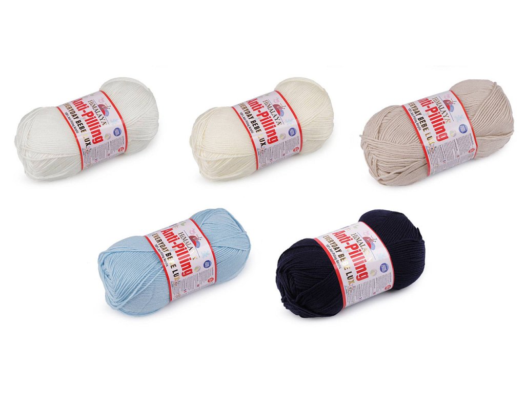 Pletací příze Everyday Bebe Lux 100 g (Balení 1 ks, Varianta 1 (70401) bílá)